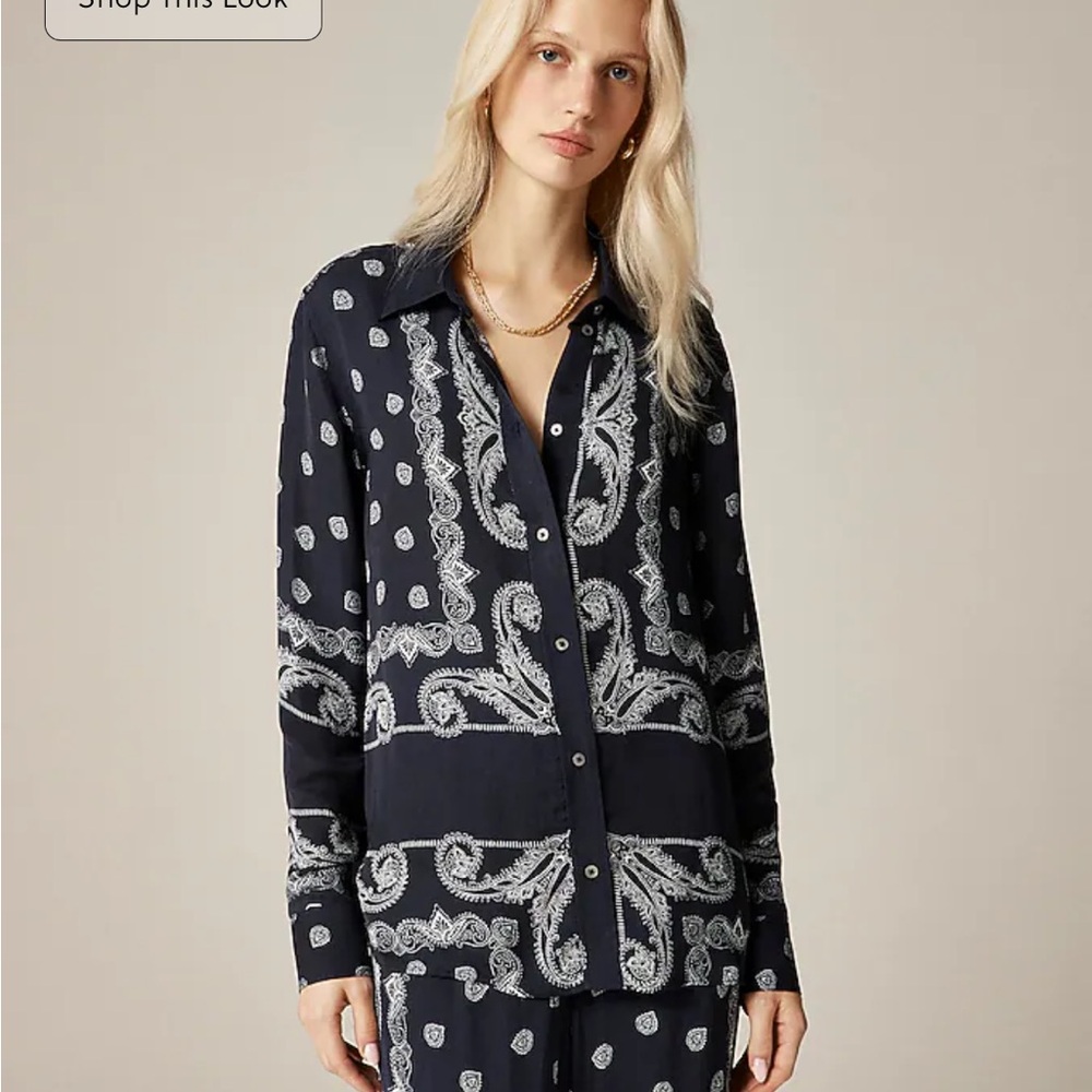 NWT JULES CLASSIC FIT SHIRT IN PAISLEY